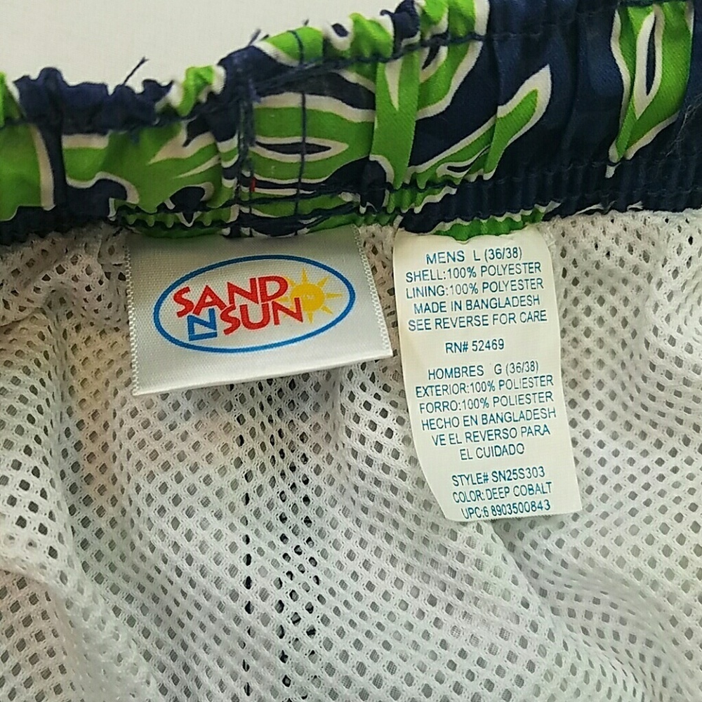 SAND N SUN Swim Shorts NWT Size 36/38 - Picture 4 of 8